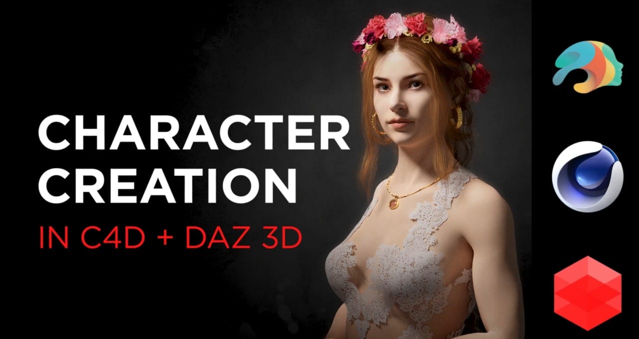 Character Creation in Cinema 4D and Daz Studio (RUS) - CGiboost